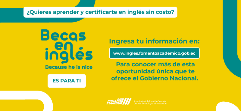 Becas en inglés, es para ti